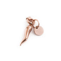 Marlù - Charm corno 17mm rosè