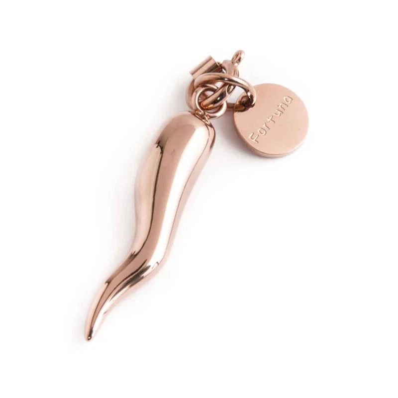 Marlù - Charm corno 29mm rosè | Rohome