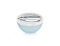 Ciotola in vetro noci con rompinoci celeste e bianco bubble | Rohome | Rohome