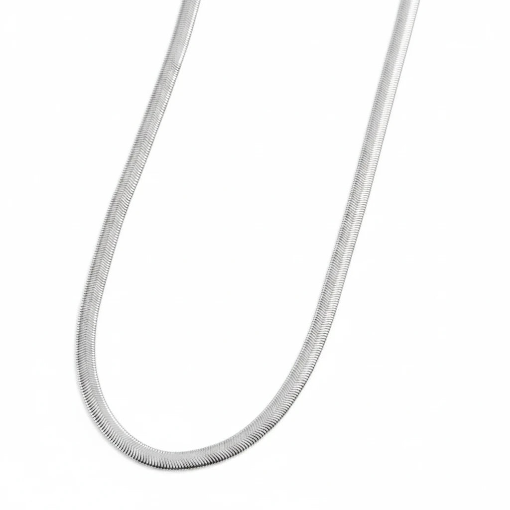 Marlù - Collana Catena Snake in Acciaio  | Rohome