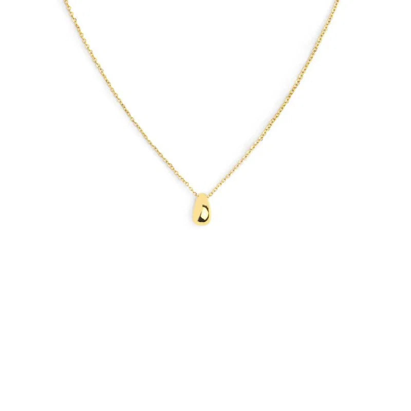 Marlù - Collana con centrale a forma di goccia gold | Rohome