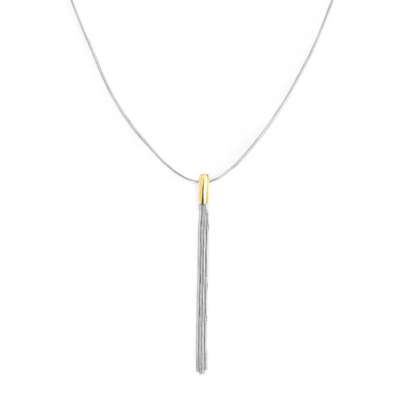 Marlù - Collana con centrale pendente multifilo | Rohome