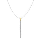 Marlù - Collana con centrale pendente multifilo | Rohome
