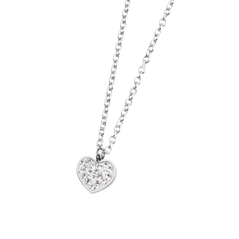 Marlù - Collana cuore con cristalli | Rohome