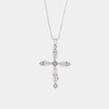 Collana in Argento a forma di croce con zirconi | Rohome | Rohome