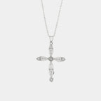 Collana in Argento a forma di croce con zirconi | Rohome | Rohome