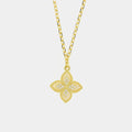 Collana in Argento con fiore e zirconi | Rohome | Rohome
