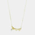 Collana in Argento placcato oro con cuori e cristallo | Rohome | Rohome