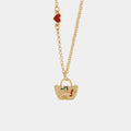 Collana in metallo con borsa Siciliana e cuore | Rohome | Rohome