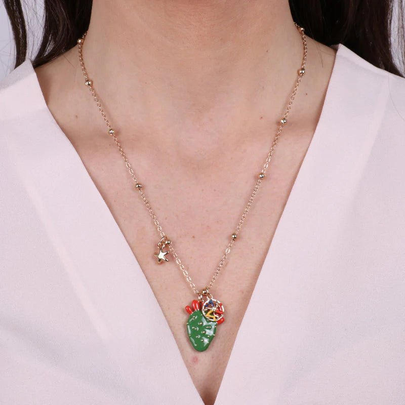 Collana in Metallo sicily con cactus | Rohome | Rohome