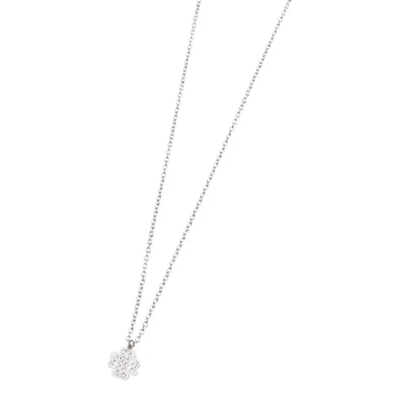 Marlù - Collana quadrifoglio con cristalli | Rohome