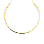 Marlù - Collana tubolare a sezione tonda gold | Rohome
