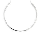 Marlù - Collana tubolare a sezione tonda acciaio | Rohome