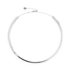 Marlù - Collana tubolare a sezione tonda acciaio | Rohome