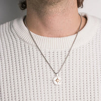 Collana Uomo in Acciaio con rosa dei venti | Rohome - Rohome