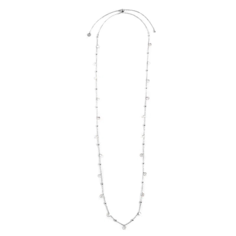 Marlù - Collana a Catena con Cross, Zirconi e Sfere | Rohome