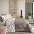 Completo letto lenia in cotone tortora | Rohome | Rohome