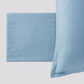 Completo letto Perla in cotone azzurro | Rohome | Rohome