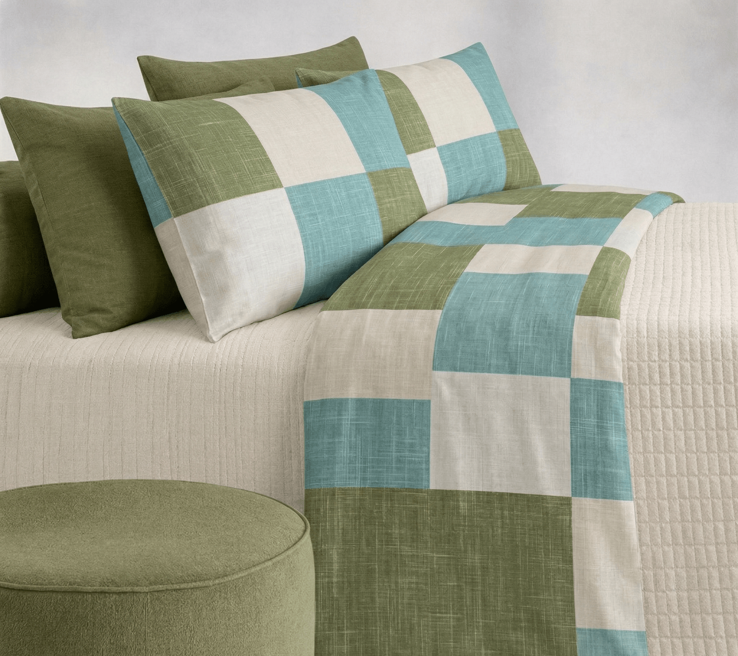 Completo letto singolo esmond verde | Rohome | Rohome