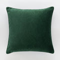 Cuscino arredo in velluto foglie verde | Rohome | Rohome