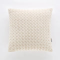 Cuscino arredo in velluto intreccio panna | Rohome | Rohome