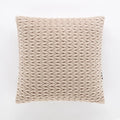 Cuscino arredo in velluto intreccio tortora | Rohome | Rohome