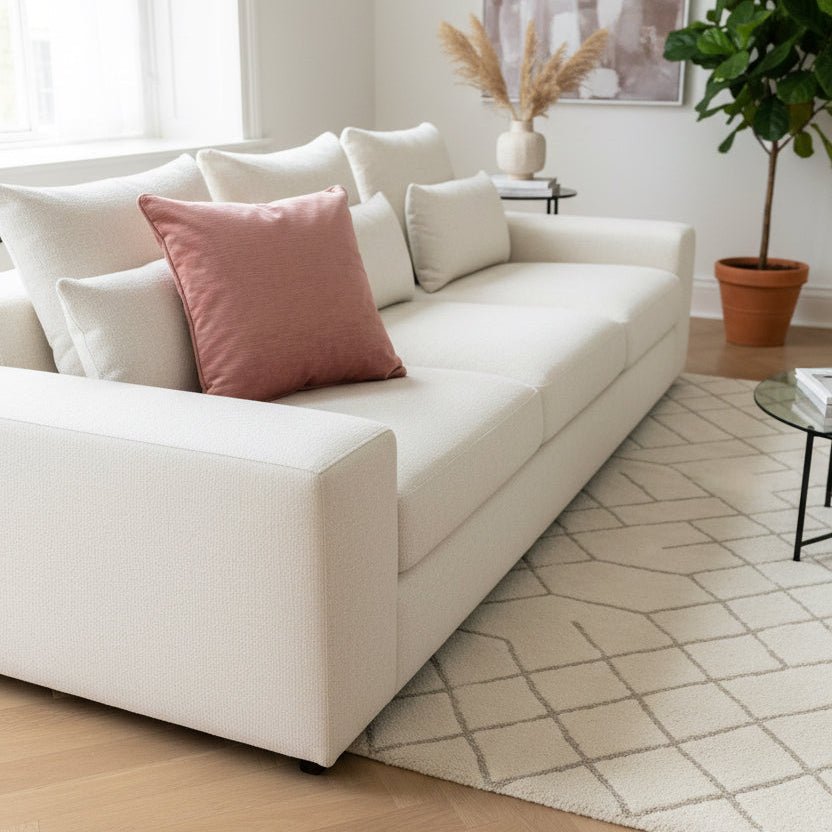 Cuscino arredo in velluto rosa | Rohome | Rohome