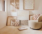 Poltrona in tessuto beige girevole | Rohome