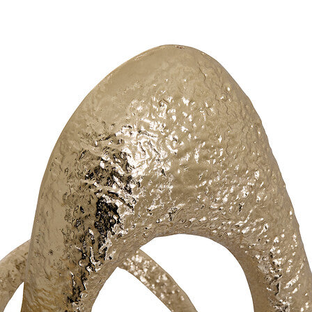 Oggetto decorativo astratto colore oro  | Rohome