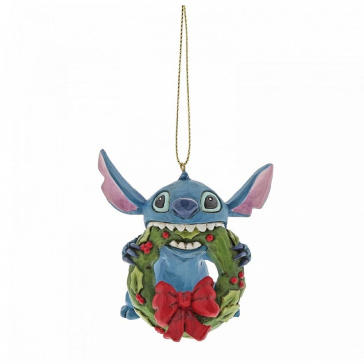 Decorazione Disney Traditions Stitch con ghirlanda | Rohome | Rohome
