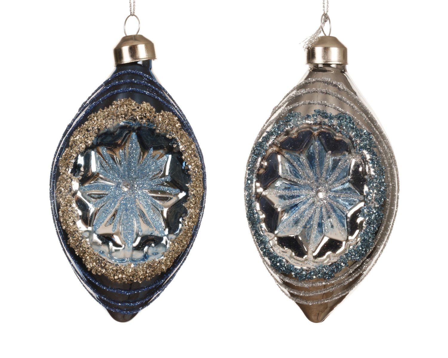 Decorazione natalizia goccia con fiocco di neve | Rohome | Rohome
