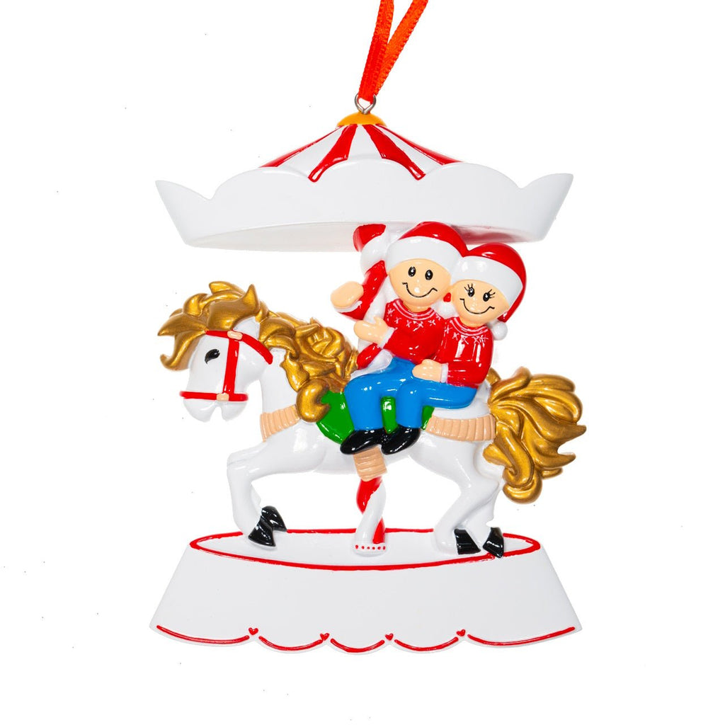 Decorazione Personalizzabile Coppia sulla Giostra Natale | Rohome | Rohome