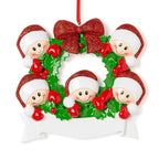 Decorazione Personalizzabile Ghirlanda Natalizia con 5 Personaggi | Rohome | Rohome
