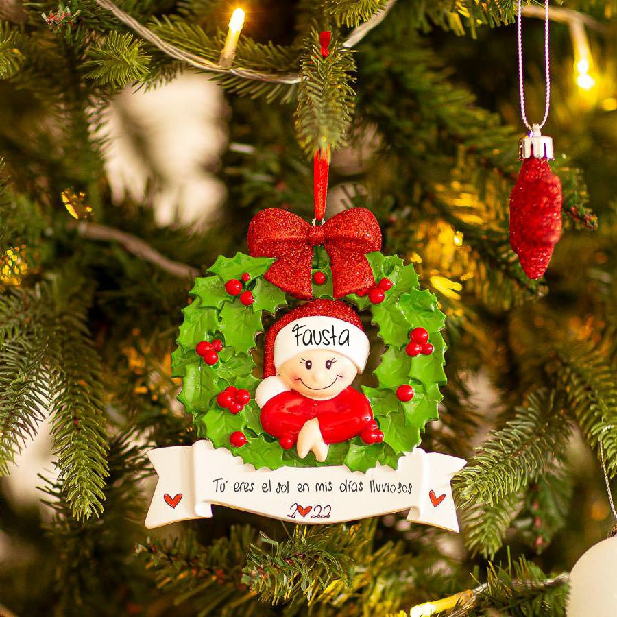 Decorazione Personalizzabile Ghirlanda Natalizia con Personaggio | Rohome | Rohome