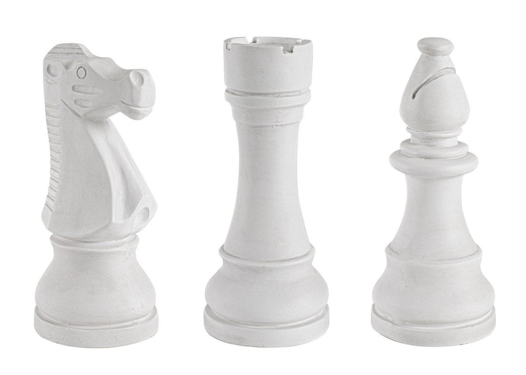 Decorazione scacchi bianco | rohome - Rohome