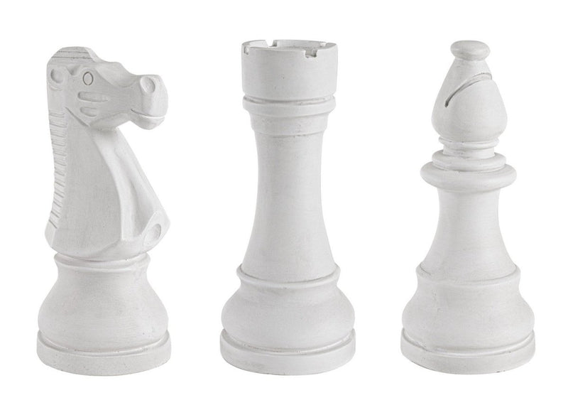 Decorazione scacchi bianco | rohome - Rohome