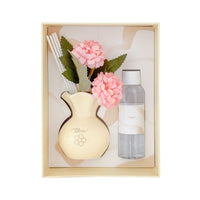 Thun - diffusore in porcellana con fiore colore avorio | rohome