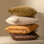 Cuscino arredo in velluto 45x45cm avorio | Rohome