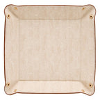 Vassoio svuota tasche in vinile colore cuoio | Rohome