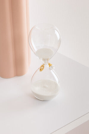 Clessidra decorativa con sabbia rosa | rohome