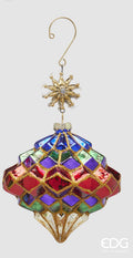 Edg-Addobbo palla di natale rombi multicolor | Rohome | Rohome
