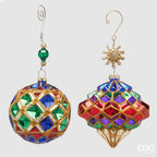 Edg-Addobbo palla di natale rombi multicolor | Rohome | Rohome