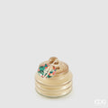 Edg - Bomboniera Candela profumata circle beige h.7.5cm| Rohome | Rohome