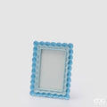 Edg - Portafoto blaze rettangolare azzurro h.20cm | Rohome | Rohome