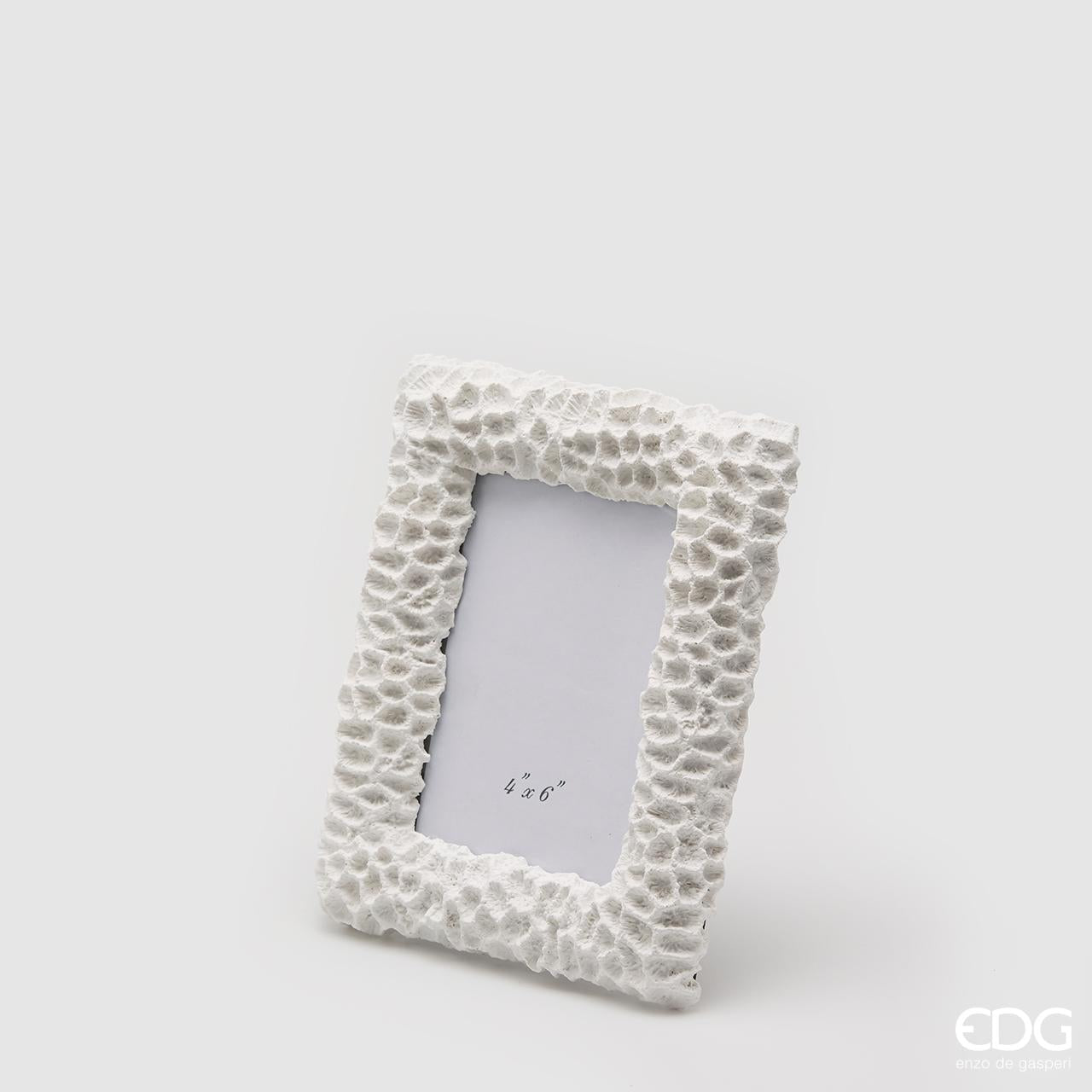 Edg - Portafoto corallo colore bianco 22x18cm | Rohome | Rohome