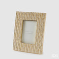 Edg - Portafoto foglie dark gold H 24cm | Rohome | Rohome