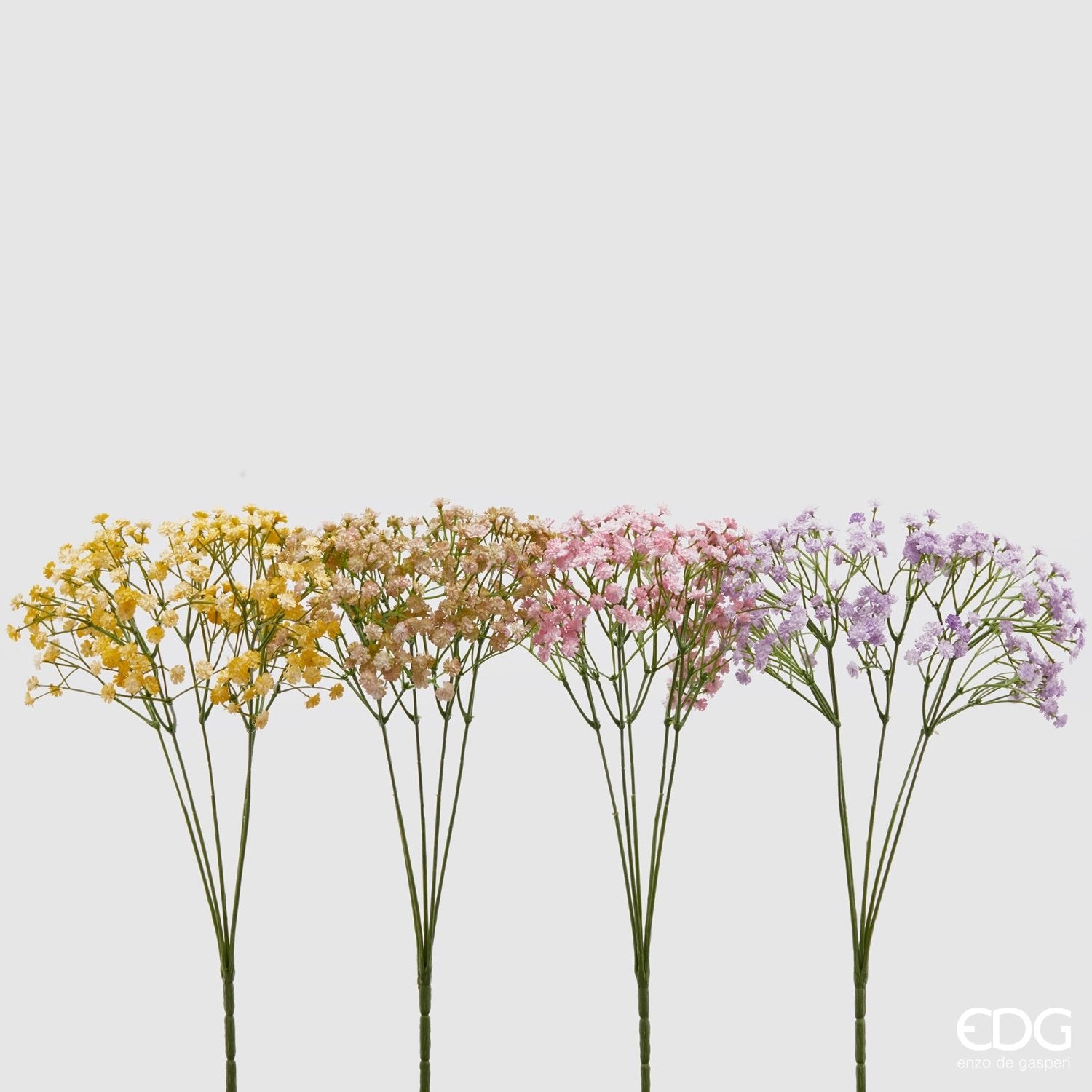 Edg - Ramo artificiale cespuglio gypsophila assortiti h.40cm | Rohome | Rohome