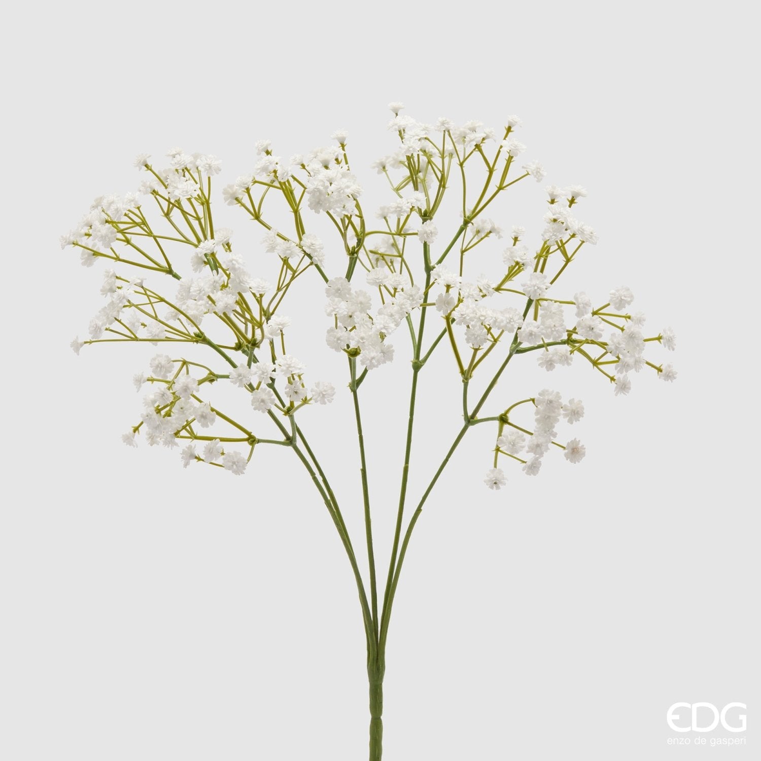 Edg - Ramo artificiale cespuglio gypsophila bianco h.40cm | Rohome | Rohome
