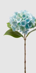 Edg - Ramo artificiale ortensia nobile azzurro h.60cm | Rohome | Rohome