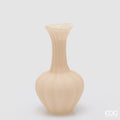 Edg - Vaso flow sinuoso in vetro beige lungo H.31cm | Rohome | Rohome